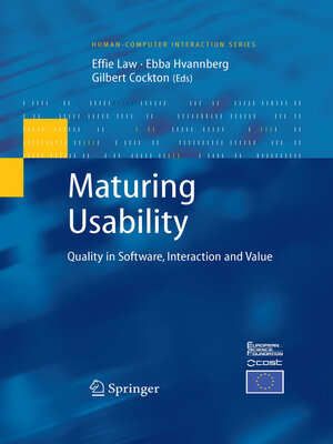 cover image of Maturing Usability